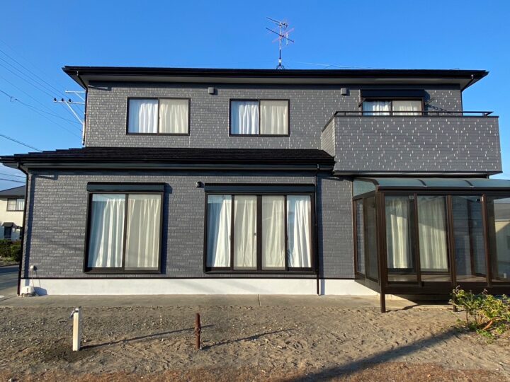 静岡市清水区W様邸　外壁・屋根塗装工事　シーリング打ち替え工事