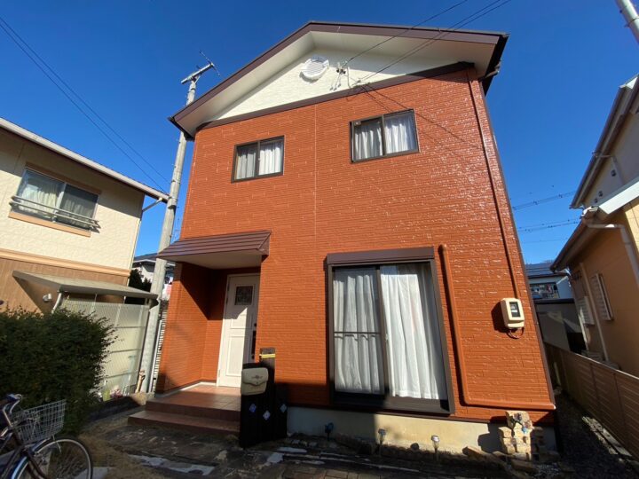 静岡市葵区K様邸　外壁・屋根塗装工事　シーリング打ち替え工事