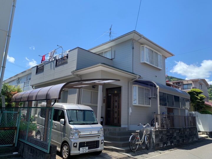 静岡市駿河区T様邸　外壁・屋根塗装工事　シーリング打ち替え工事