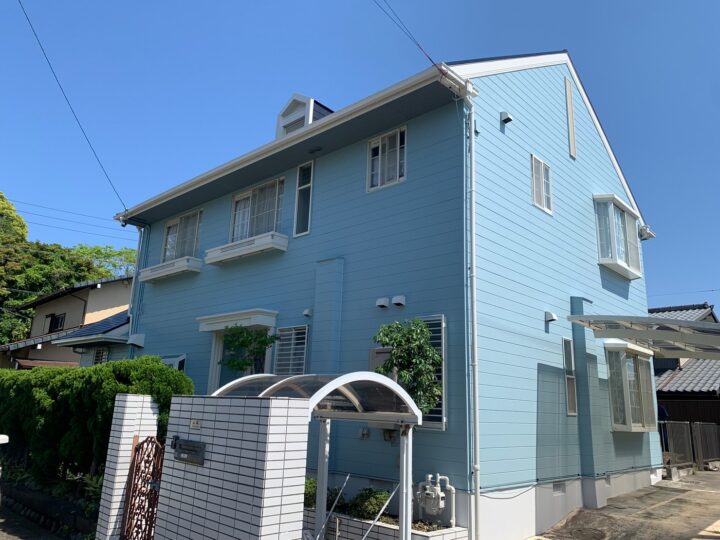 静岡市葵区Y様邸　外壁・屋根塗装工事　シーリング打ち替え工事
