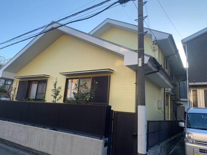 静岡市清水区Ｆ様邸　外壁・屋根塗装工事　シーリング打ち替え工事　防水工事