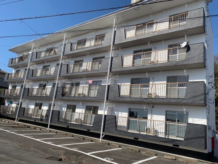 富士市マンション　外壁塗装・防水工事
