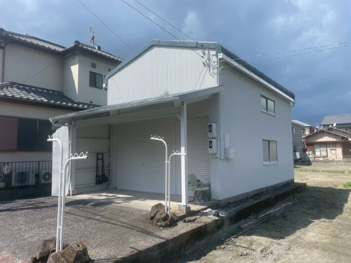 静岡市葵区Ｓ様倉庫・車庫　外壁屋根塗装工事