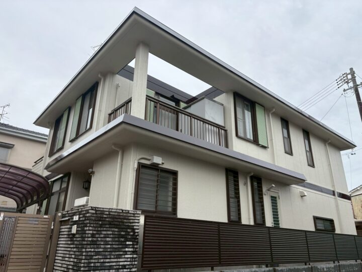 静岡市葵区M様邸（ヘーベルハウス）　外壁塗装工事