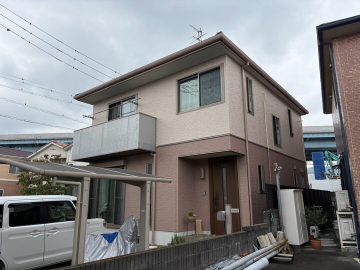 静岡市清水区Ｅ様邸　積水ハウス　外壁塗装工事　屋根カバー工法