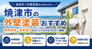 焼津市の外壁塗装おすすめ業者｜失敗しない選び方・費用相場・優良会社をプロが解説